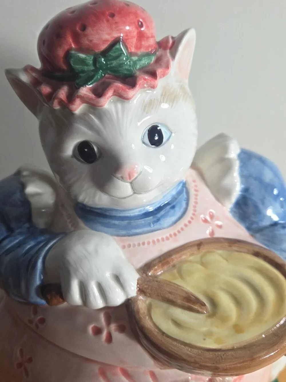 Mother Cat Cookie Jar Kittens Of Knightsbridge 1988 Fitz Floyd Victorian Felines